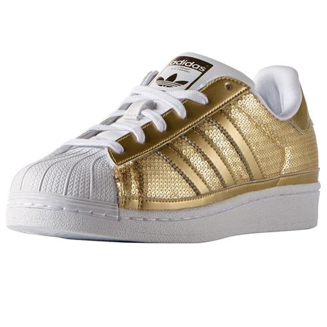 adidas schuhe damen superstar gold|Adidas Superstar women's.